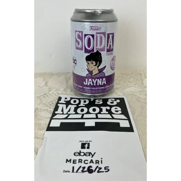 Funko Soda! Jayna Figure Limited Edition Sealed W/Defected Can - Picture 8 of 8
